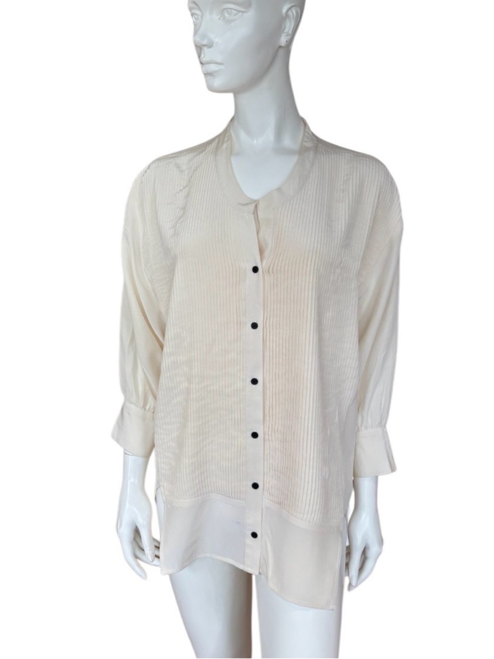 Madison Marcus Silk Blouson Blouse